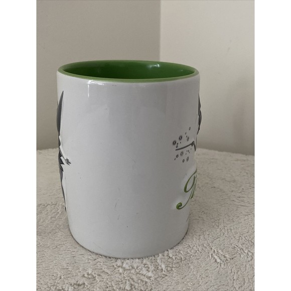 3D Disney Tinkerbell 'Tink' Coffee Mug Cup White Green Gray 16oz. Peter Pan - Picture 2 of 6